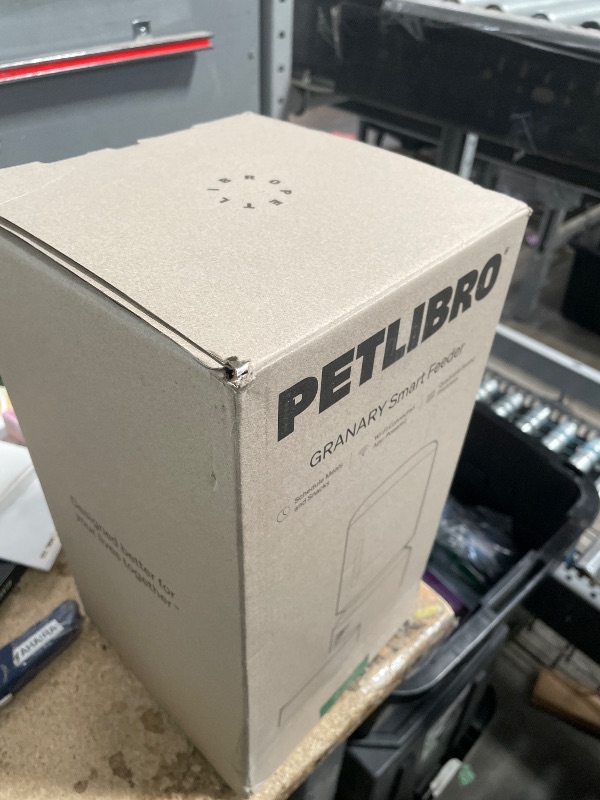 Photo 1 of (USED) PETLIBRO Automatic Cat Feeder, 5G WiFi Automatic Dog Food Dispenser with Freshness Preservation, 5L Timed Pet Feeder with Low Food Sensor, Up to 10 Meals Per Day, Granary Black