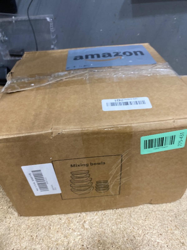 Photo 1 of ****5/OUTOF 9 BOWLS***
Sweejar Glass Mixing Bowls Set(set of 9),Nesting Bowls for Space Saving Storage,Great for Cooking,Baking,Prepping,Stackable Bowl Set…