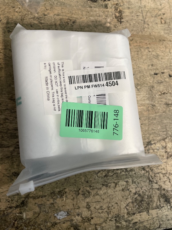 Photo 1 of 1.2 Gallon Small Trash Bags, 4.5 Liter Trash Can Liners Garbage Bags Wastebaskets Liners for Bathroom, 150 Counts Clear Bags