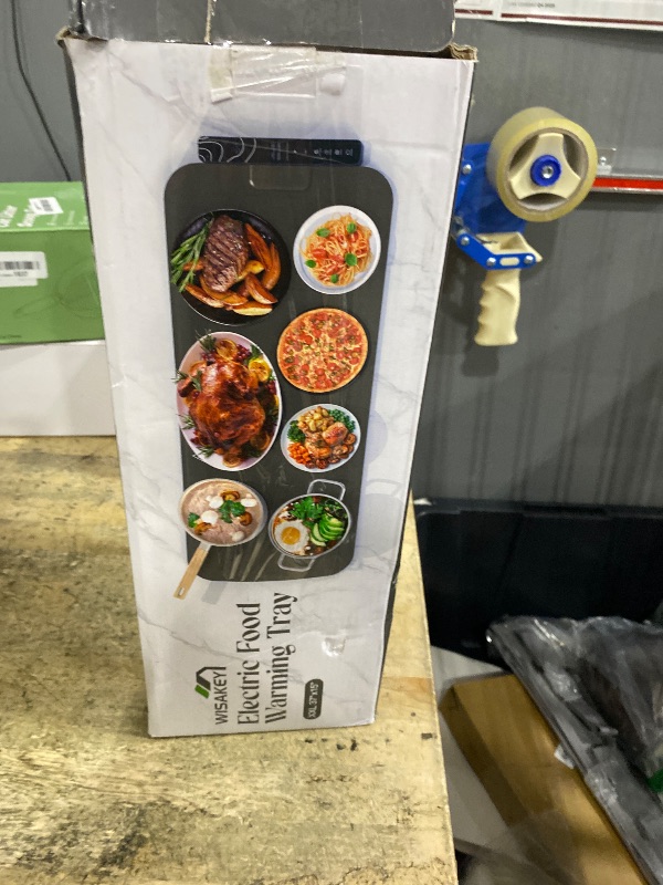 Photo 1 of ?????? Warming Mat for Food XXL 37”x15” Food Warming Mat 10s Fast Heating Pad with APP Control Electric Warming Tray for Parties Buffet 99h Timer Portable Countertop Food Warmer Christmas Gift