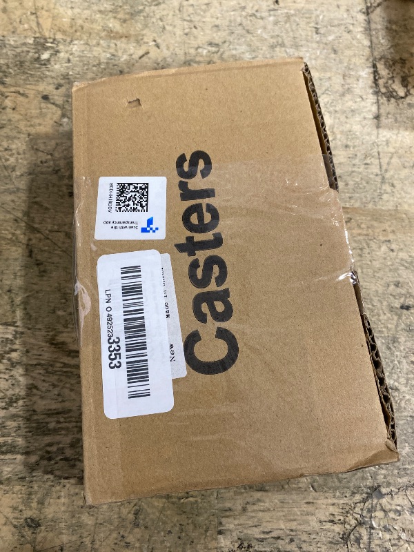 Photo 1 of 1.5 Inch Casters, ASHGOOB Caster Wheels/Casters Set of 8, 360° Swivel Universal Plate Caster Wheels for Storage Box/Small Furniture/Kitchen Appliances, Orange Polyurethane (PU) Castors (8 Pack)