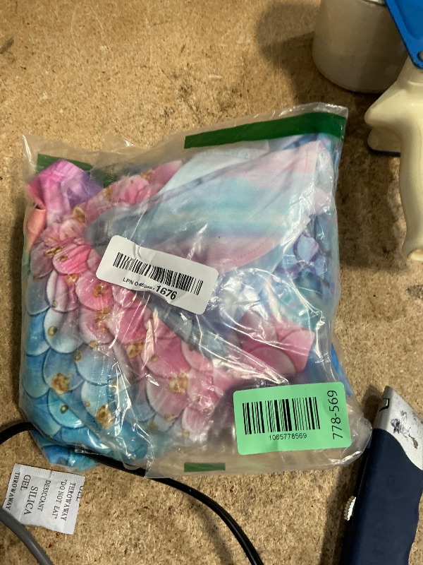 View 2 of **PARTIAL SET/ ONLY 3 TAILS *** Toulite 4 Pcs Mermaid Tail for Party Favor Mermaid Tails for Girls Dress up for Party Gifts(Size 6,Bright Color)