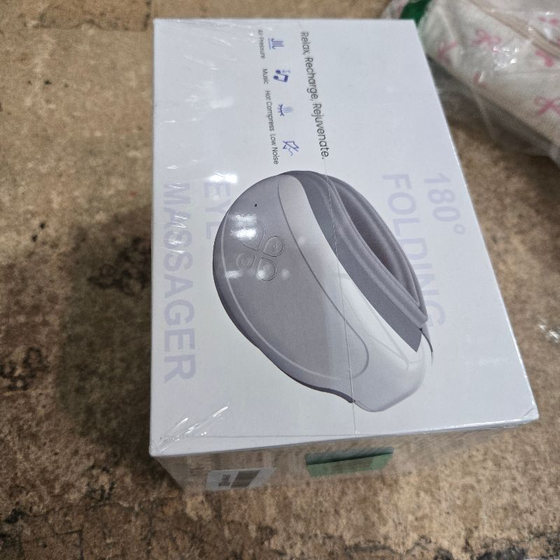 Photo 1 of **FACTORY SEALED** BOB AND BRAD Eye Massager with Remote Control FSA Eligible HSA - EyeOasis 2 Plus Eye Massager with Heat Compress - Electric Headache Massager with Heat for Migraines & Dry Eye Relief