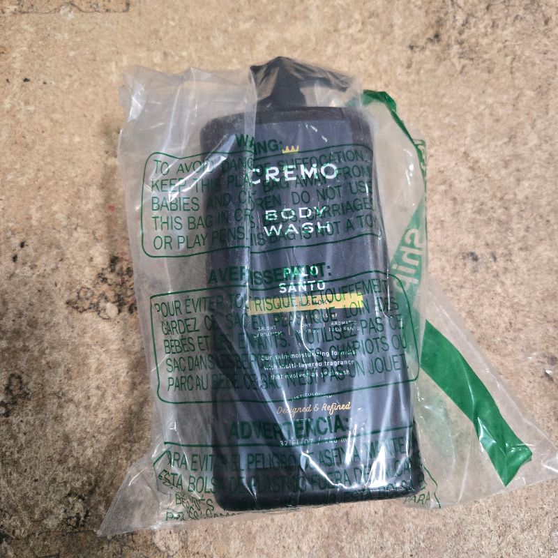 Photo 1 of **more than half empty** Cremo Rich-Lathering Palo Santo Body Wash for Men, 32 Fl Oz