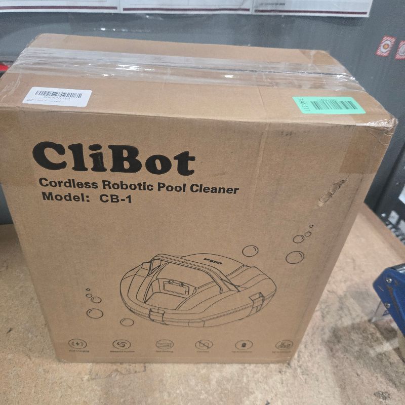 Photo 1 of (2026 Upgrade) CliBot Cordless Pool Vacuum for Above Ground Pool - Dual-Motor Automatic Pool Cleaner with 120Mins Runtime, Easy One-Button Operation for Flat In-Ground and Above Ground Pools