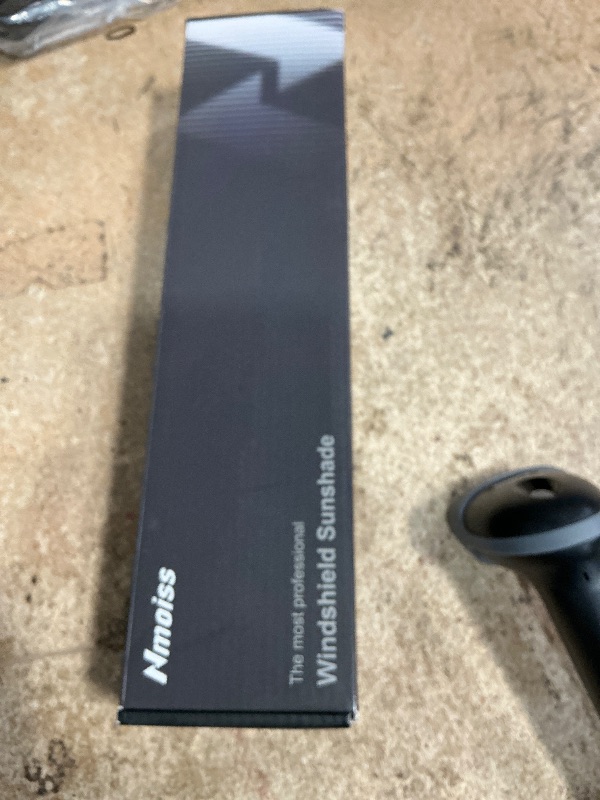 Photo 1 of [Upgraded] Nmoiss Windshield Sun Shade Umbrella - [Vinyl Coating Heat Shield] Protect Car from Sun Rays & Heat Damage Keep Cool and Protect Interior, Spring Structure Edge Medium 56" L x 31" W