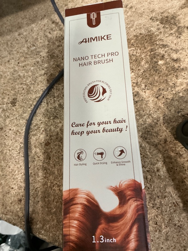 Photo 1 of **CHECK COMMENTS***  AIMIKE Round Brush for Blow Out, Small Round Hair Brush Nano Thermal Ceramic & Ionic Tech, for Blow Drying & Styling, Curling and Shine - 2.4 inch Barrel w/Boar Bristles