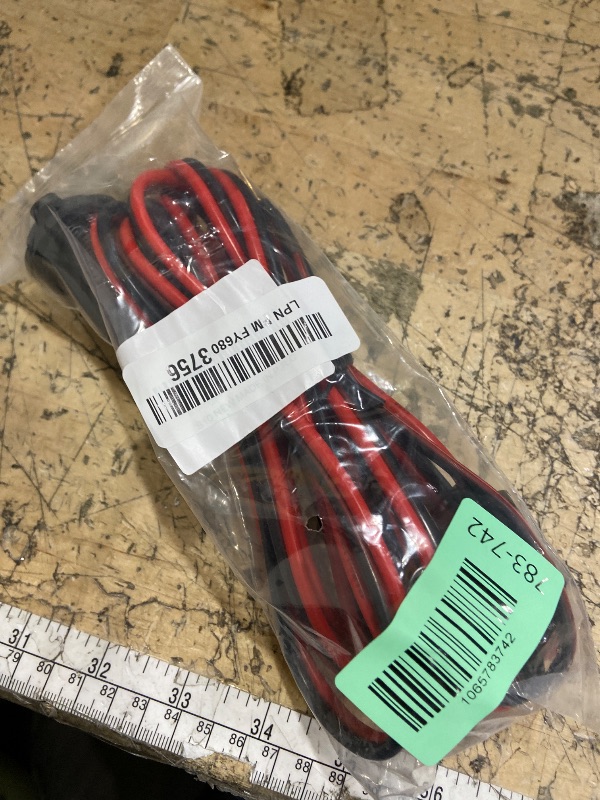 Photo 1 of 10 FT 12V Fixed Thread Power Outlet, 12V Female Cigarette Lighter Socket, 12 AWG 12 Volt Power Supply Cigarette Lighter Plug with Inline Blade Fuse 20A 25A 30A, Automotive Replacement Parts