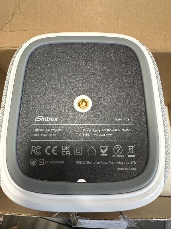 Photo 1 of [Short Throw/1200ANSI/Built in Apps] 4K Outdoor Projector with WiFi and Bluetooth, Auto Focus Projector with Dual-Mode Stand, Smart Portable Proyector with Netflix/YouTube/PrimeVideo & Dolby