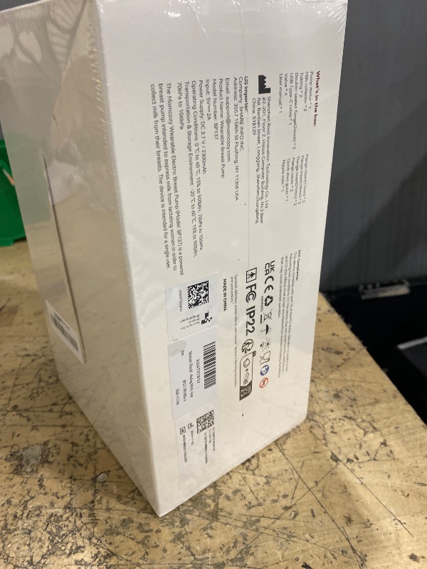 Photo 1 of (factory sealed) (see images) Momcozy Breast Pump V1 Pro Hospital-Grade, Hands-Free & Portable Wearable Pump, Upgraded Electric Pump with 3 Fine-Tuned Rhythms|15 Levels, Come with Leak-Proof DoubleFit Flange, Cozy Red.