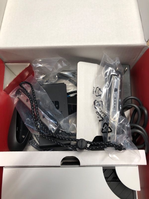 Photo 1 of ****PARTS ONLY****
***DAMAGED - SEE NOTES/PICTURES***
Nintendo Switch – OLED Model w/White Joy-Con