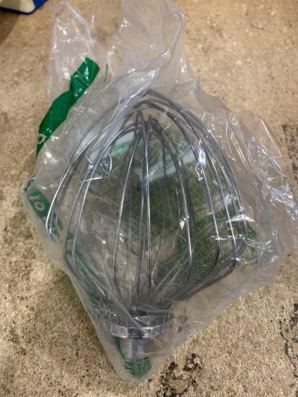 Photo 1 of **MINOR DAMAGE (BENT WHISK WIRES)*** KITCHPOWERR KN256WW 6-Wire Whip Attachment for KitchenAid 6 Quart Bowl-Lift Stand Mixer Accessory Replacement, Egg Cream Stirrer, Cakes Mayonnaise Stainless Steel Whisk