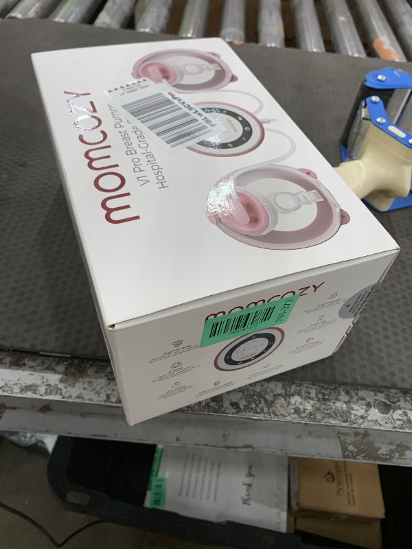 Photo 1 of **FACTORY SEALED**Momcozy Breast Pump V1 Pro Hospital-Grade, Hands-Free & Portable Wearable Pump, Upgraded Electric Pump with 3 Fine-Tuned Rhythms|15 Levels, Come with Leak-Proof DoubleFit Flange, Cozy Red.