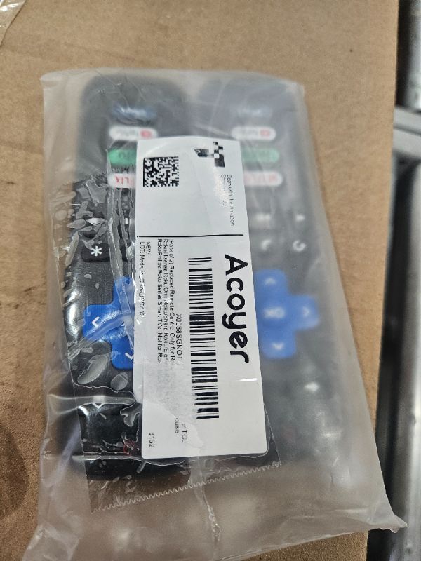 Photo 1 of (Pack of 2) Replacement Remote Control Only for Roku TV, Compatible for TCL Roku/Hisense Roku/Onn Roku/Sharp Roku/Element Roku/Westinghouse Roku/Philips Roku Smart TVs (Not for Roku Stick and Box)