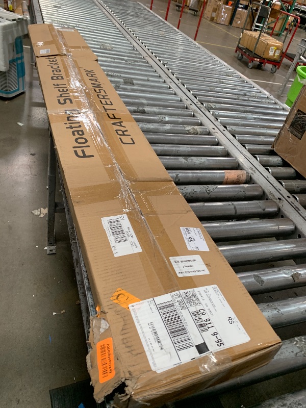 Photo 1 of 1 Pack Large Shelf Brackets Long Floating Shelf Bracket Invisible Floating Shelf Hardware Heavy Duty Floating Mantel Brackets(70"X4"X1.5")