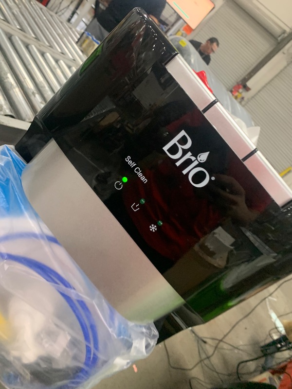 Photo 1 of Brio Commercial Grade Bottleless Ultra Safe Reverse Osmosis Drinking Water Filter Water Cooler Dispenser-3 Temperature Settings Hot, Cold & Room Water - UL Approved – Point of Use
