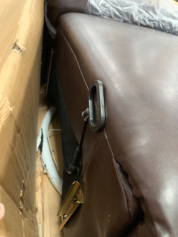 View 4 of ****************INCOMPLETE ITEM, THIS IS ONLY BOX B, MISSING BOX A***************
IDEALHOUSE Swivel Rocking Nursery Recliner Chair Rocker Recliner Glider Deep Seat PU Leather Sofa Chair with high Backrest for Nursery, Living Room, Bedroom & Home Movie The