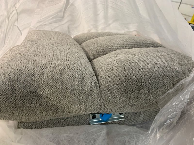 Photo 1 of **Gray Stock Pic for Reference** Electric Power Lift Recliner Chair for Elderly Ergonomic Lounge Chair with Adjustable Massage Function and Heating System for Living Room Bedroom, Beige