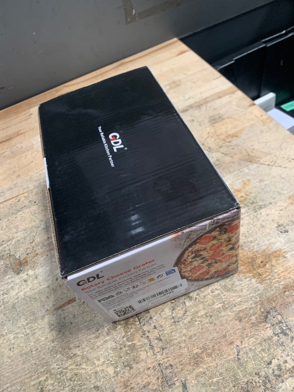 Photo 1 of ***MISSING HANDLE *** Cheese Grater Rotary, Rotary Grater for Kitchen, Kitchen Grater Vegetable Slicer with 3 Drum Blades, Fast Cutting Cheese Shredder for Vegetables and Nuts