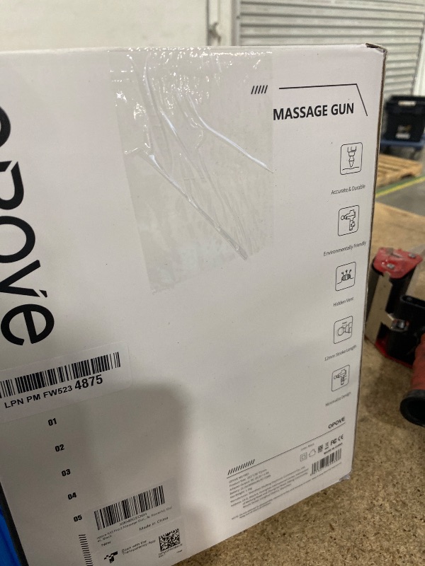 Photo 1 of **PARTS ONLY** Opove M3 Pro 2 Massage Gun Deep Tissue Percussion Muscle Massager for Workout, Handheld Percussive Therapy Fascia Gun for Athletes Fast Recovery 4-8 Hours Long Battery Life, Powerful, Quiet, Black