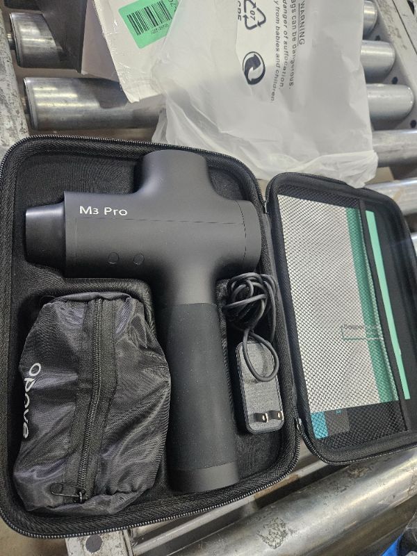 Photo 1 of **PARTS ONLY** Opove M3 Pro 2 Massage Gun Deep Tissue Percussion Muscle Massager for Workout, Handheld Percussive Therapy Fascia Gun for Athletes Fast Recovery 4-8 Hours Long Battery Life, Powerful, Quiet, Black