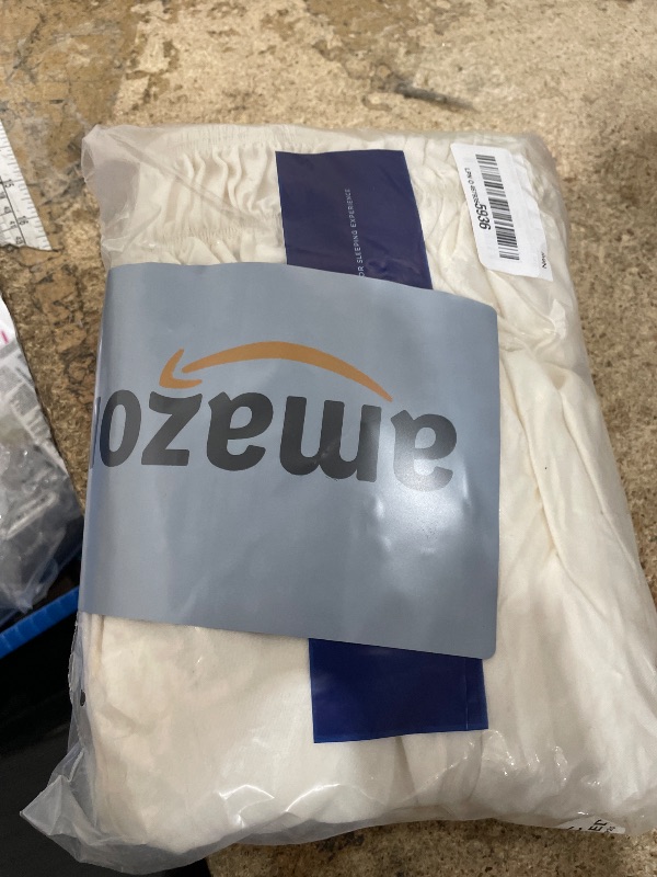 Photo 1 of **CREAME COLORED/ OFF WHITE*/** Wrap Around Dust Ruffle Bed Skirt - Antique White - for Queen Size Beds w/ 15 Inch Drop - Easy Fit Elastic Strap - Adjustable Pleated Bedskirt w/Brushed Fabric, Wrinkle Free Women, Men, Kids & Teens