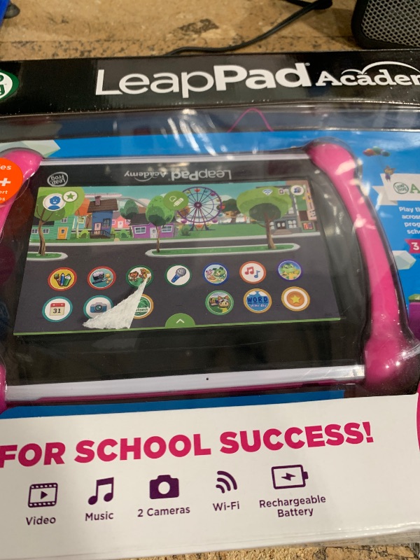 Photo 1 of (sold as parts) LeapFrog LeapPad Academy Kids’ Learning Tablet, Pink
