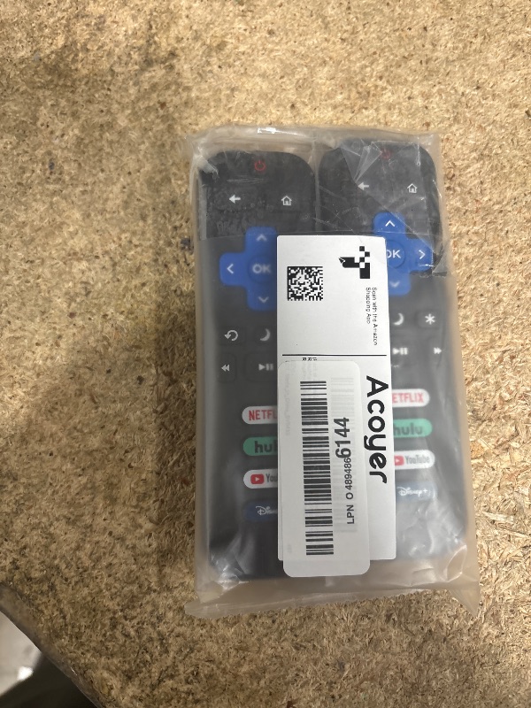 Photo 1 of (Pack of 2) Replacement Remote Control Only for Roku TV, Compatible for TCL Roku/Hisense Roku/Onn Roku/Sharp Roku/Element Roku/Westinghouse Roku/Philips Roku Smart TVs (Not for Roku Stick and Box)