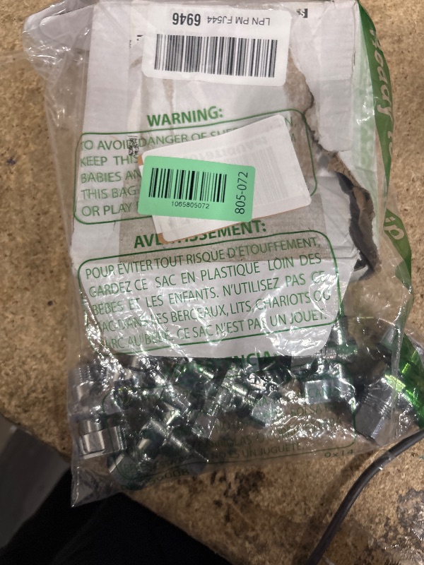 Photo 1 of [10-Pack] PROCURU Heavy Duty Angle Stop Valve 1/2" Nominal (5/8" OD) Compression x 3/8" OD, 1/4-Turn Operation (PCAS12-10P)