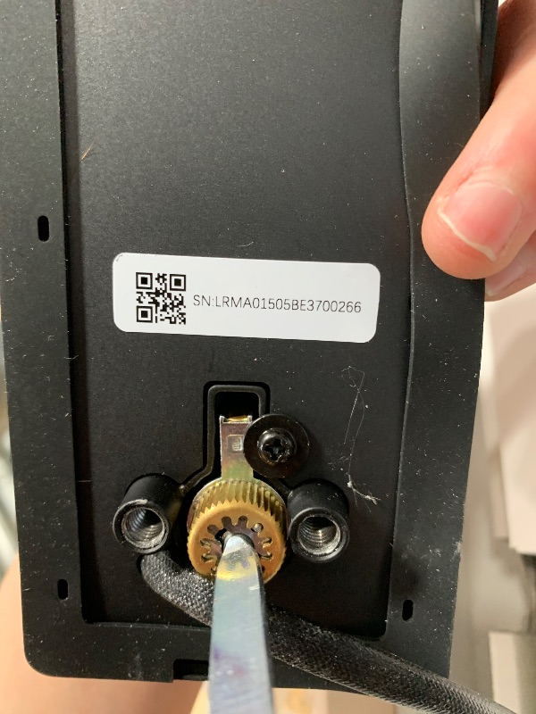 Photo 1 of ****PARTS ONLY LOCKED TO PREVIOUS OWNER *** Aqara Smart Lock U50, Keyless Entry Door Lock with Apple Home Key, Bluetooth Deadbolt Lock, App Remote Control, Supports Apple HomeKit, Matter, Google Home, Alexa, IFTTT, Black