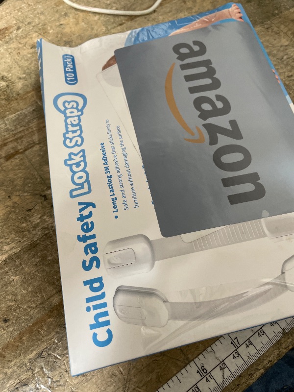 Photo 1 of 10 Pack Cabinet Locks Baby Proofing, Child Proof Cabinet Locks with 3M Adhesive - Easy Installation with Adjustable Straps, Multi-Purpose Child Safety Latches for Drawers Fridge Trash Cans Toilets