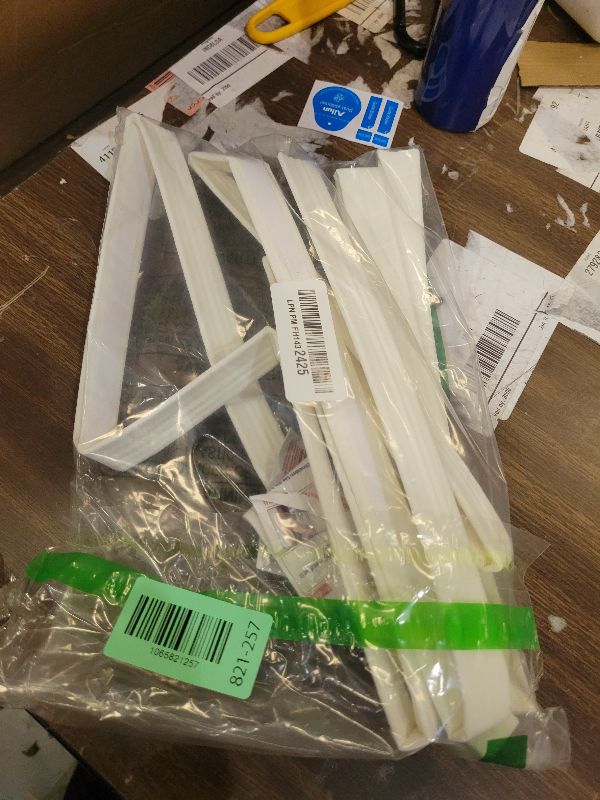 Photo 1 of 118” Wedge-Shape Foam Window Weather Stripping Door Seal Strip,Soundproofing Frame Winter Insulation Tape for Exterior Front Door,Noise Cancelling Window Inserts,Door Gap Filler Light Blocker,White