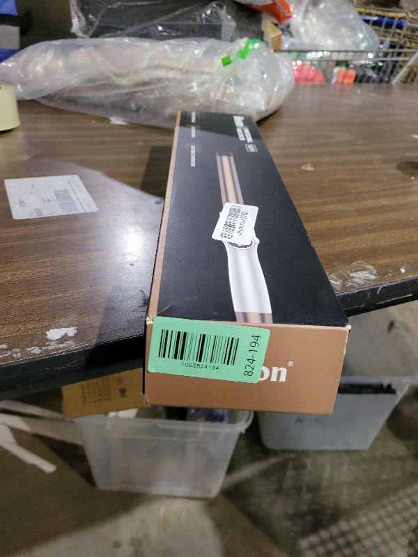 Photo 1 of 1 Inch Extra Long Barrel Curling Wand, Ceramic Tourmaline Curling Wand Professional Dual Voltage with Adjustable Temperature