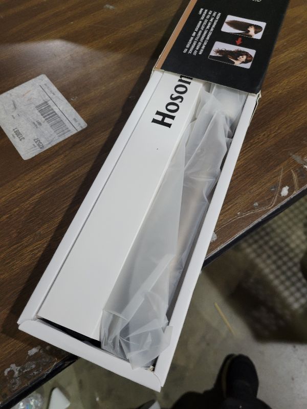 Photo 1 of 1 Inch Extra Long Barrel Curling Wand, Ceramic Tourmaline Curling Wand Professional Dual Voltage with Adjustable Temperature