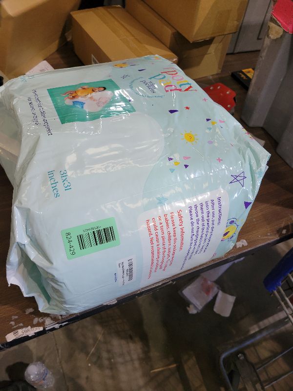 Photo 1 of (31" x 31") XL Disposable Changing Pads for Toddlers | Leakproof, Pocketed & Portable | No-Laundry Potty Training, Pull-Up & Travel Solution | 30 Count