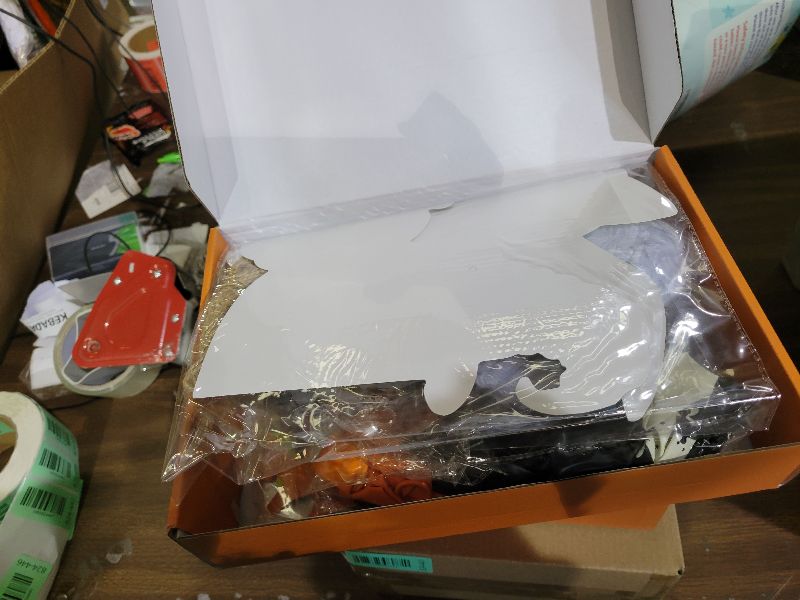 Photo 1 of 100+ Piece Halloween Decorations Set - All-in-One Kit Halloween Decor with Banner, Hanging Bats, Spider Web Decoration, Balloons, Photo Props & More! Fun for Kids & Family