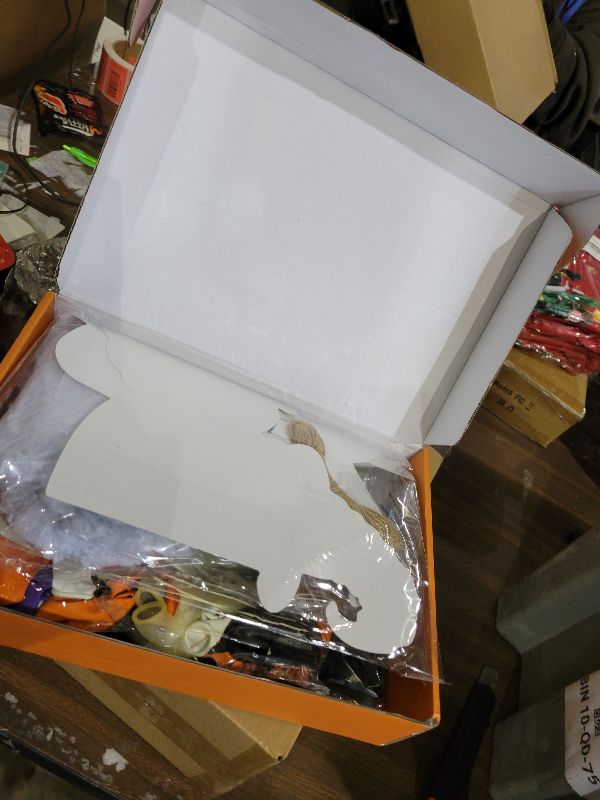 Photo 1 of 100+ Piece Halloween Decorations Set - All-in-One Kit Halloween Decor with Banner, Hanging Bats, Spider Web Decoration, Balloons, Photo Props & More! Fun for Kids & Family