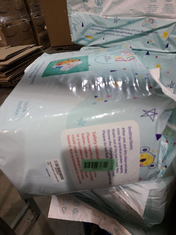 Photo 1 of (31" x 31") XL Disposable Changing Pads for Toddlers | Leakproof, Pocketed & Portable | No-Laundry Potty Training, Pull-Up & Travel Solution | 30 Count