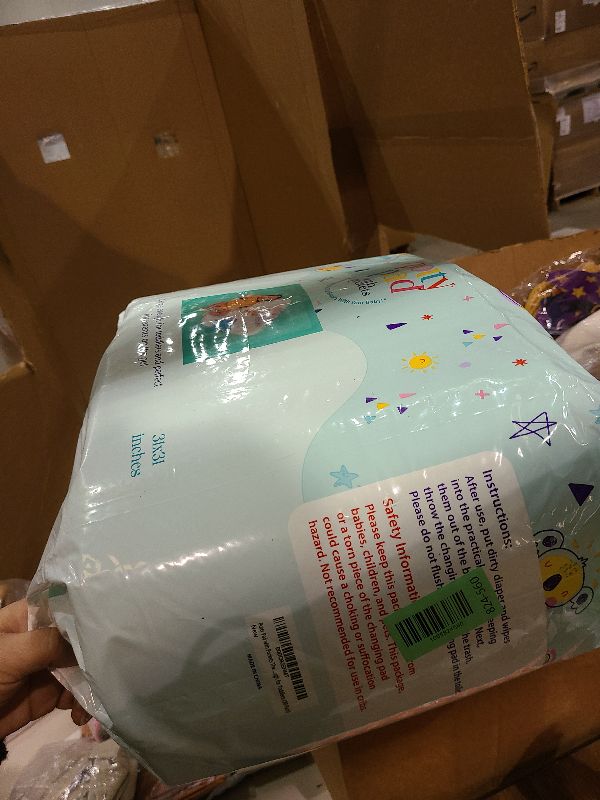 Photo 1 of (31" x 31") XL Disposable Changing Pads for Toddlers | Leakproof, Pocketed & Portable | No-Laundry Potty Training, Pull-Up & Travel Solution | 30 Count