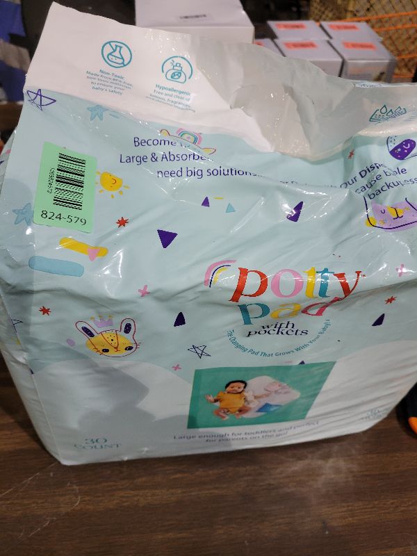 Photo 1 of (31" x 31") XL Disposable Changing Pads for Toddlers | Leakproof, Pocketed & Portable | No-Laundry Potty Training, Pull-Up & Travel Solution | 30 Count