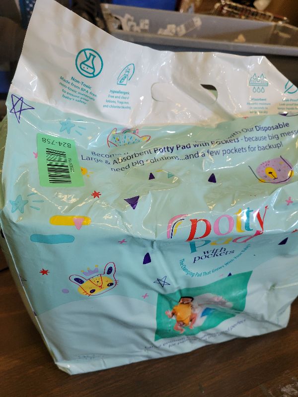 Photo 1 of (31" x 31") XL Disposable Changing Pads for Toddlers | Leakproof, Pocketed & Portable | No-Laundry Potty Training, Pull-Up & Travel Solution | 30 Count
