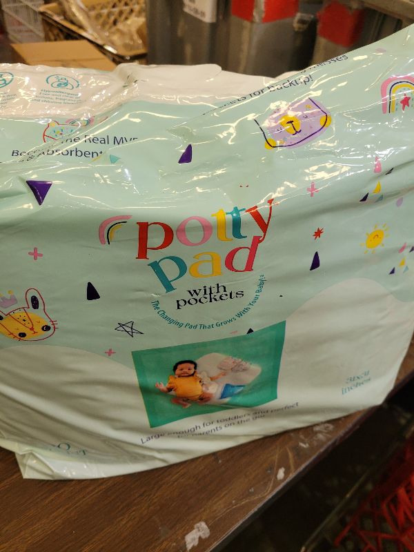 Photo 1 of (31" x 31") XL Disposable Changing Pads for Toddlers | Leakproof, Pocketed & Portable | No-Laundry Potty Training, Pull-Up & Travel Solution | 30 Count