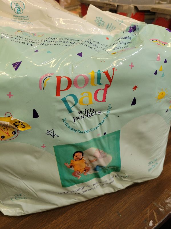 Photo 1 of (31" x 31") XL Disposable Changing Pads for Toddlers | Leakproof, Pocketed & Portable | No-Laundry Potty Training, Pull-Up & Travel Solution | 30 Count