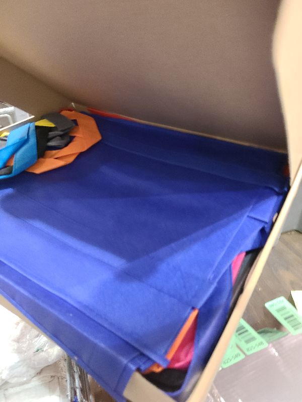 Photo 1 of 10 Pack Reusable Shopping Bags - 14.9x12.6x9.4 Inth Bulk Tote Bag for Grocery with 5 Pack Thick Plastic Bottom can Hold 50 Lbs, Foldable & Durable with Reinforced Handles