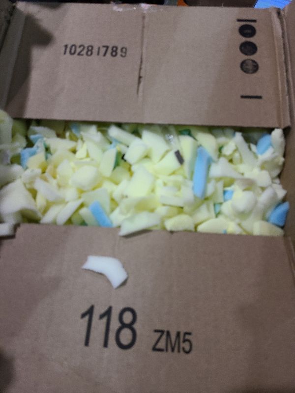 Photo 1 of 11lbs Bean Bag Filler, Shredded Memory Foam Filling for Pillow Stuffing Cushion Arts Crafts Refill, Without Added Gel Particles, Premium Soft and Great for Stuffing (Multi Color and Shape)