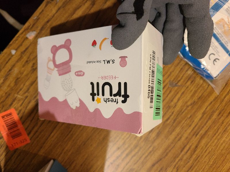 Photo 1 of 2 Pack Silicone Baby Fruit Feeder with Mini Freezer Tray, Breastmilk Popsicle Molds for Baby Teething Relief, Fresh Food Feeder for Safe Infant Self Feeding, Extra Food Pouches - Pink