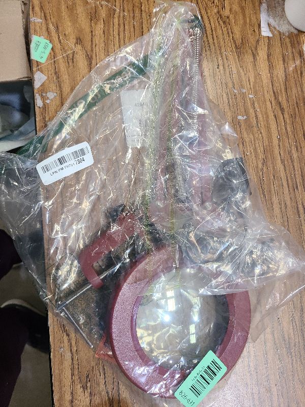 Photo 1 of 10X Magnifying Glass with Light and Clamp, Real Glass Stand Lighted Magnifier, 5 Color Modes Stepless Dimmable LED Desk Lamp Hands Free for Crafts Hobby Reading Painting Sewing Close Work - Red