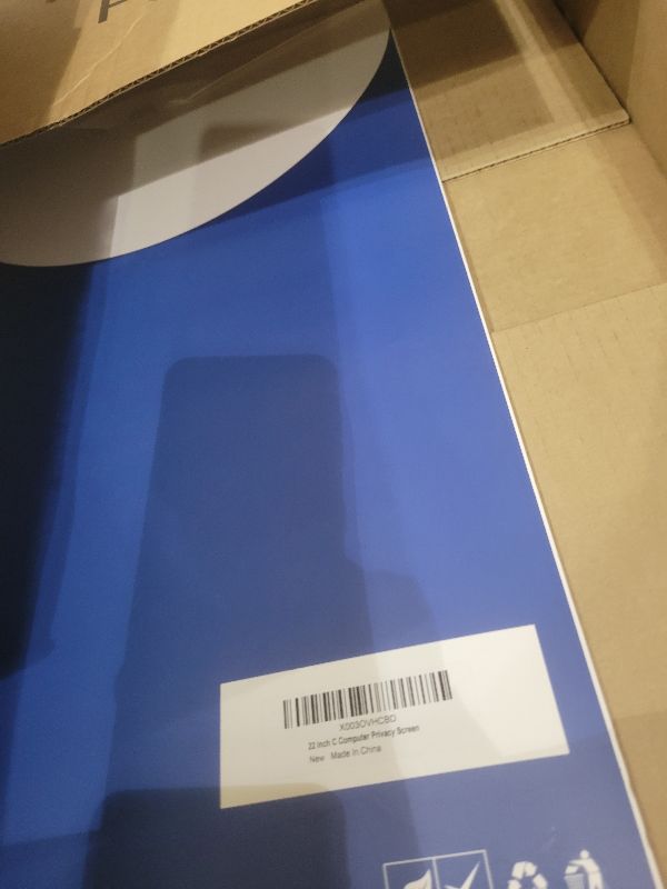 Photo 1 of [2-Pack] 22 Inch Computer Privacy Screen Filter for 16:10 Widescreen Monitor, Removable Eye Protection Anti Glare Blue Light Filter Privacy Shield, Anti Scratch Anti Spy Screen Protector Film 22 In