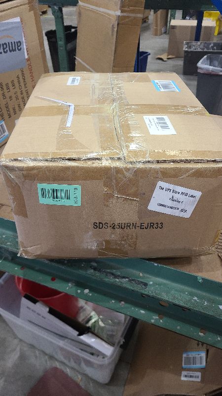 Photo 1 of 2 Pack 33" Outdoor Christmas Tree Urn Fillers with 50 Warm&Colorful Change Lights 8 Modes Timer Christmas Decorations Outdoor 230 Branches Pinecones Berries Tripod Stakes Battery Operated Yard Porch