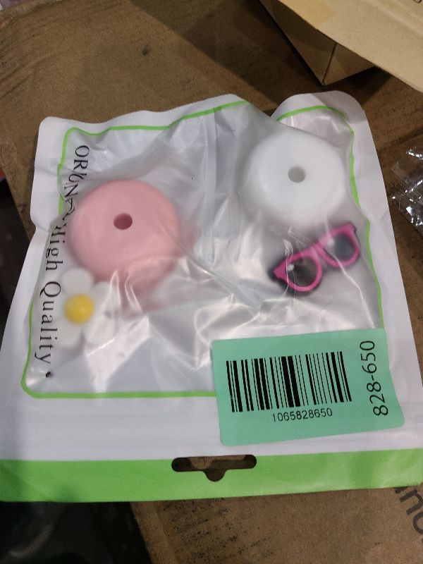 Photo 1 of (2 Packs) AirTag Case for Kids Shoelaces & Straps,GPS Tracker Air Tag Soft Silicon Cases Covers for Children Shoes Shoestring (Sunglasses + Flower)